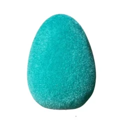 Focal Points^180 Degrees Teal Flocked Eggs