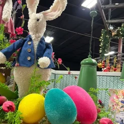 Figurines^180 Degrees Teal Flocked Eggs