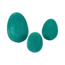 Table Decor^180 Degrees Teal Flocked Eggs