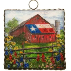 Table Decor^The Round Top Collection Texas Barn Mini Gallery Art