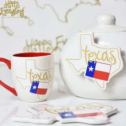Kitchen & Dining^Happy Everything Texas Motif Mug By !