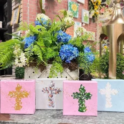 Table Decor^CYTA Art Textured Cross Art