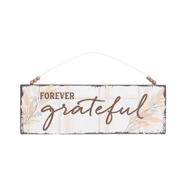 Wall Decor^Burton & Burton Thankful Fall Plaid Sign