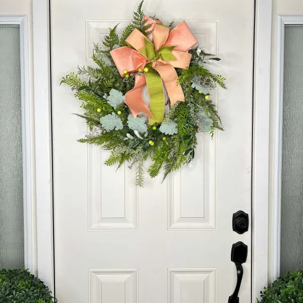 Door Decor^* Timeless Spring Wreath