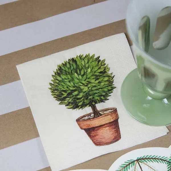Kitchen & Dining^Hester & Cook Topiary Cocktail Napkin Set