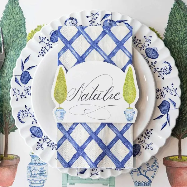 Spring^Hester & Cook Topiary Place Card