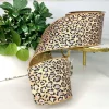 Ribbon^Farrisilk Trendy Cheetah Blush Ribbon