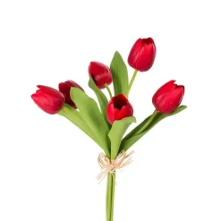 Floral Decor^CRI Tulip Bundle, Red