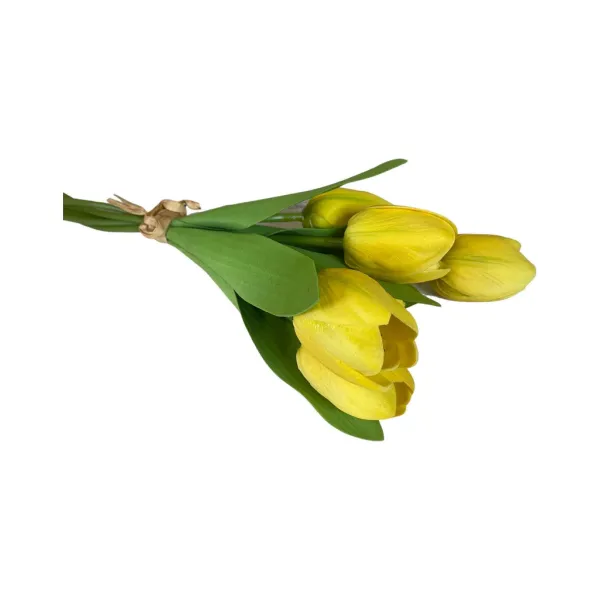 Floral Decor^CRI Tulip Bundle, Yellow