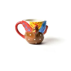 Kitchen & Dining^Happy Everything Turkey Shaped Mug By !