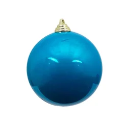 Ball Ornaments^Farrisilk Turquoise Candy Apple Ball Ornament, 6"