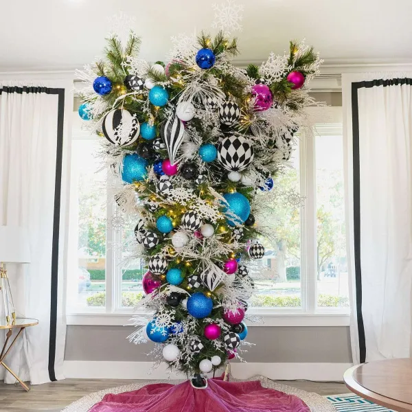 Spring^Farrisilk Turquoise Glitter Ball Ornament, 4"