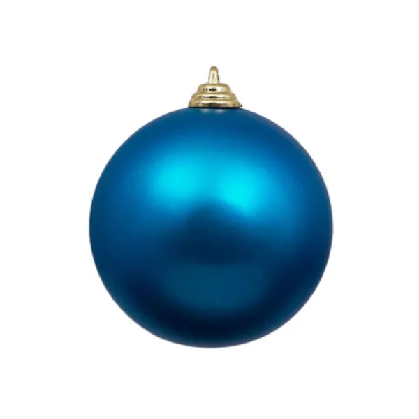 Spring^Farrisilk Turquoise Matte Ball Ornament, 8"