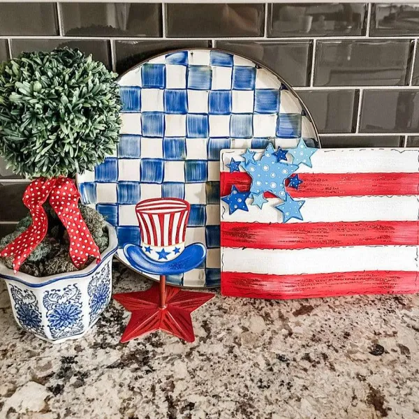 Home Accents^The Round Top Collection Uncle Sam Hat Stand