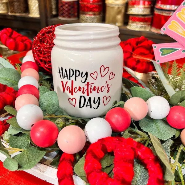 Kitchen & Dining^Burton & Burton Valentine's Day Mason Jar