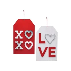 Table Decor^Burton & Burton Valentine's Tag Wall Hanging