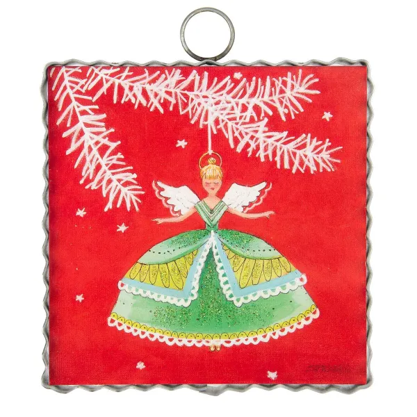 Wall Decor^The Round Top Collection Vintage Angel Mini Gallery Art