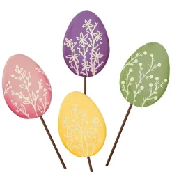 Pot Stakes^The Round Top Collection Vintage Pastel Eggs, Medium