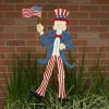 Pot Stakes^The Round Top Collection Waving Flag Uncle Sam