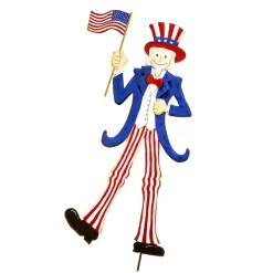 Pot Stakes^The Round Top Collection Waving Flag Uncle Sam