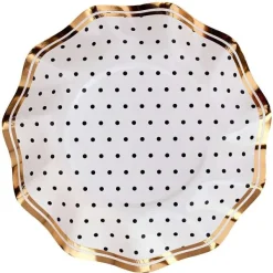 Kitchen & Dining^Sophistiplate Wavy Appetizer Bowl, Blanc & Noir
