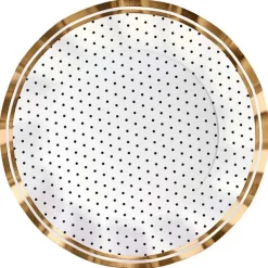 Kitchen & Dining^Sophistiplate Wavy Dinner Plate, Blanc & Noir