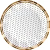 Spring^Sophistiplate Wavy Dinner Plate, Blanc & Noir