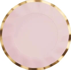 Wedding Showers^Sophistiplate Wavy Dinner Plate, Everyday Blush