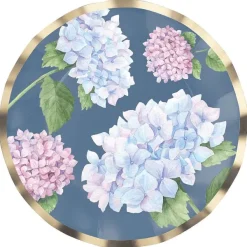 Spring^Sophistiplate Wavy Salad Plate, Hydrangeas