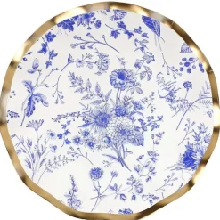 Party Diy^Sophistiplate Wavy Salad Plate, Timeless