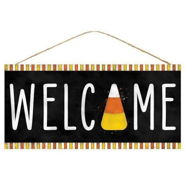 Wall Decor^Craig Bachman Welcome Home Candy Corn Sign