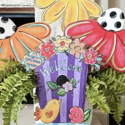 Pot Stakes^The Round Top Collection Whimsy Birdhouse