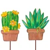 Pot Stakes^The Round Top Collection Whimsy Cactus