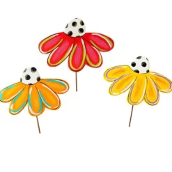 Pot Stakes^The Round Top Collection Whimsy Corn Flowers