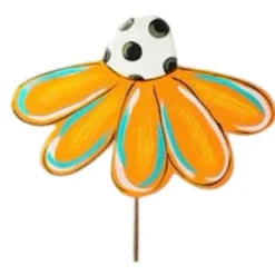 Pot Stakes^The Round Top Collection Whimsy Corn Flowers