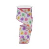 Ribbon^Craig Bachman White Conversation Hearts Ribbon