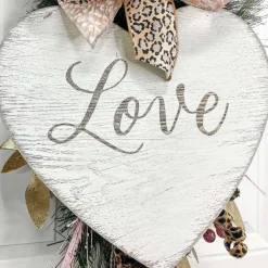 Focal Points^Burton & Burton White Hanging Love Heart