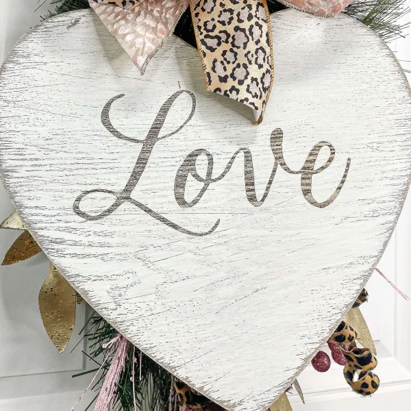 Wall Decor^Burton & Burton White Hanging Love Heart
