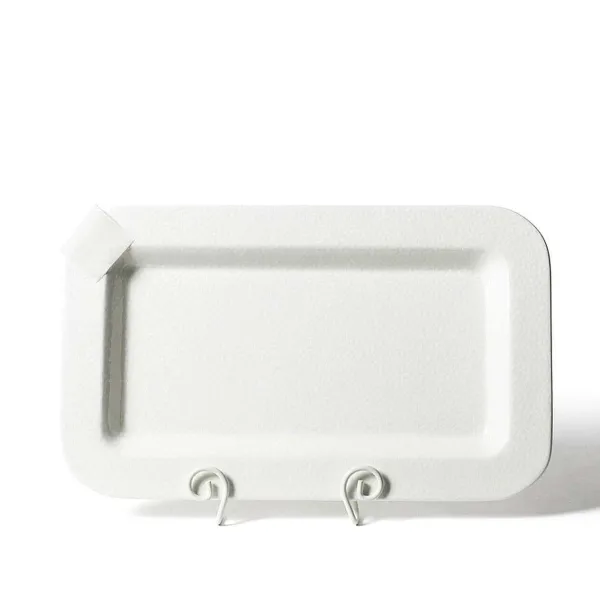 Kitchen & Dining^Happy Everything White Small Dot Mini Entertaining Platter By !