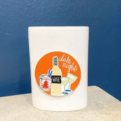 Diy Containers^Happy Everything White Small Dot Mini Oval Vase By !
