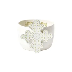 Kitchen & Dining^Happy Everything White Stripe Big Bowl By !