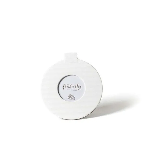 Home Accents^Happy Everything White Stripe Round Frame By !