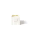 Diy Containers^Happy Everything White Stripe Small Nesting Cube By !