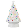 Home Accents^RAZ White Vintage Lighted Tree With Timer, 17"