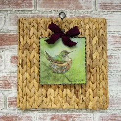 Table Decor^The Round Top Collection Wicker Wall Display Board