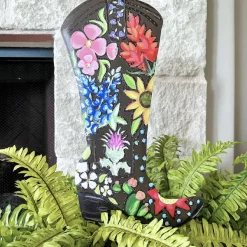 Pot Stakes^The Round Top Collection Wildflower Boot