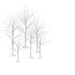 Table Decor^Department 56 Winter Birch Trees, Dept. 56 Village