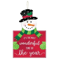 Wall Decor^Craig Bachman Wonderful Time Snowman Sign