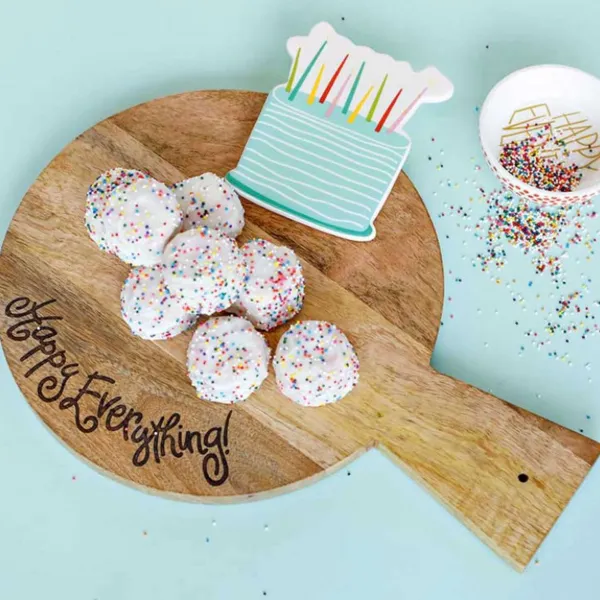 Kitchen & Dining^Happy Everything Wooden Mini Serving Board By !