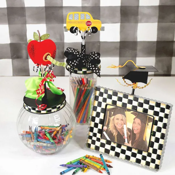 Table Decor^The Round Top Collection Wormy Apple Finial